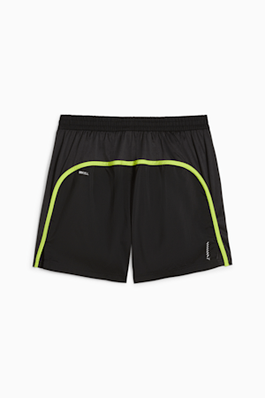 RUN FAVORITE VELOCITY Men's 5" Shorts, PUMA Black-Lime Pow, extralarge